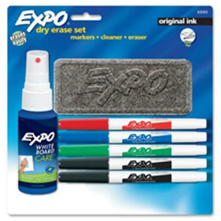SANFORD Expo Dry Erase Set, Low Odor, Fine Tip, Assorted SAN80675